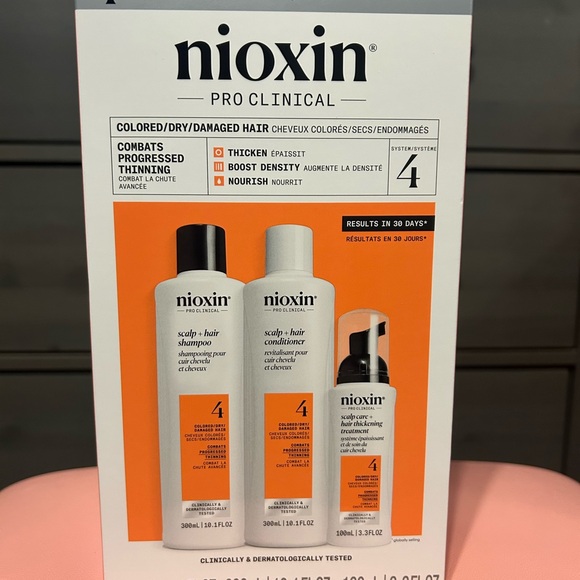 Nioxin Other - Nioxin Pro Clinical Scalp Shampoo, conditioner & treatment for Colored Hair